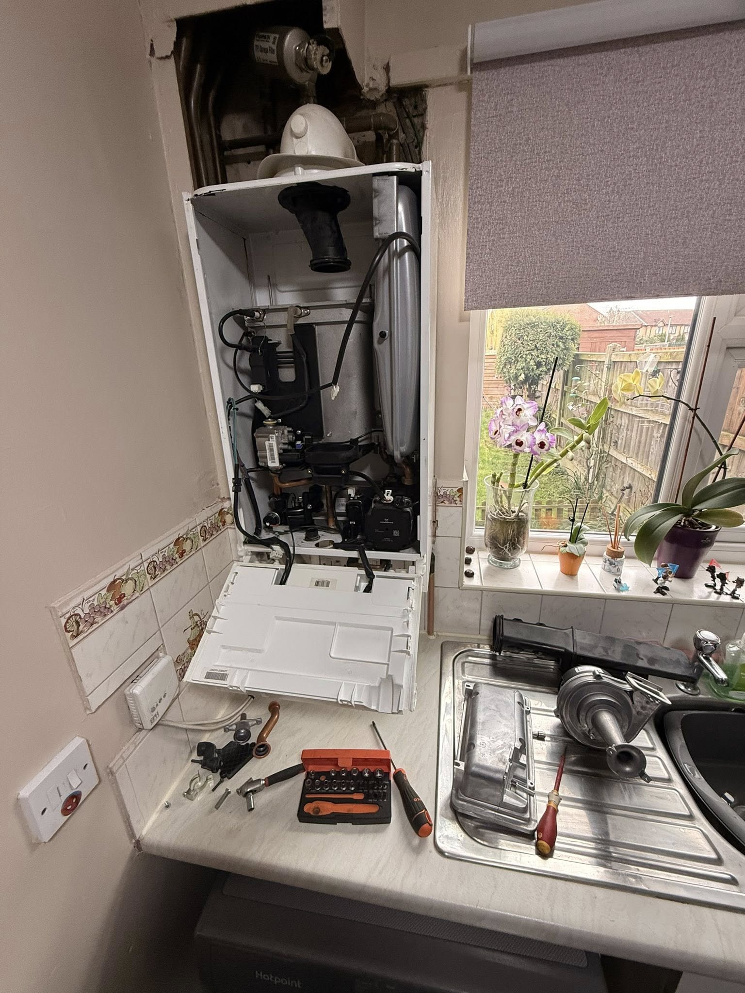 Boiler strip-down and repair